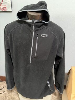 Kings XKG Men’s XXL Half ZIP Fleexe Hooded Jacket